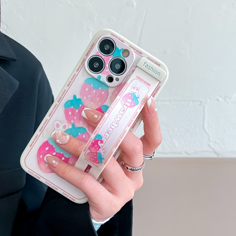 Flower Wrist Holder phone case