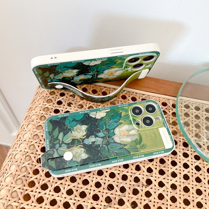 Flower Wrist Holder phone case