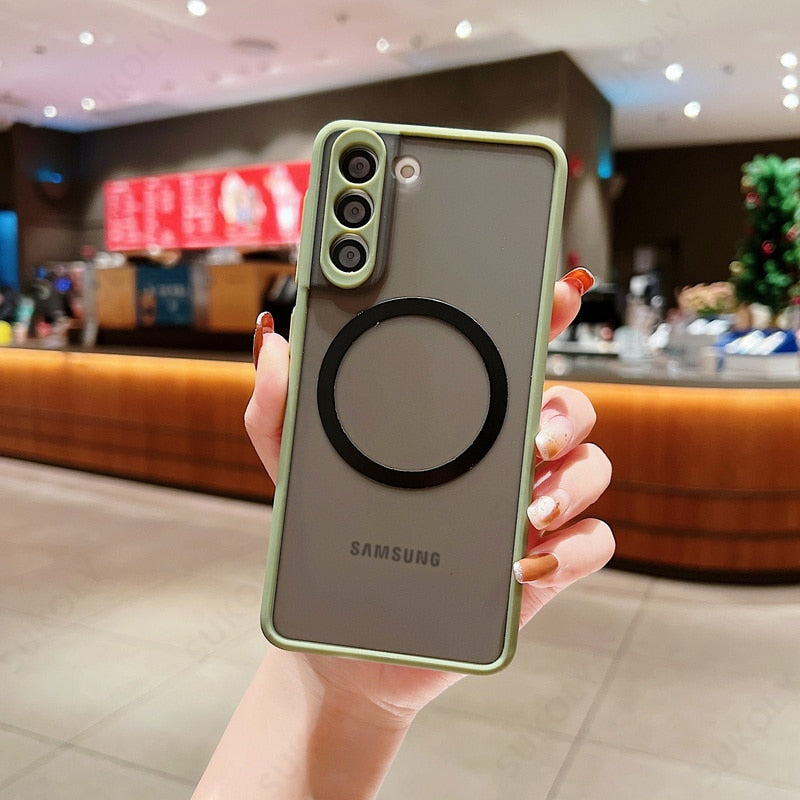 Magnetic Charging Matte Case
