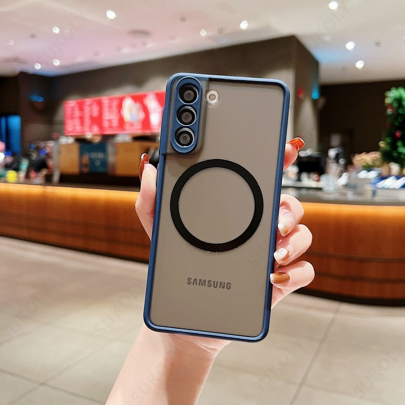 Magnetic Charging Matte Case