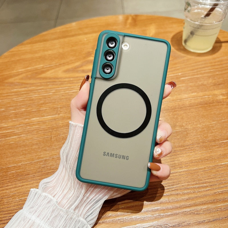 Magnetic Charging Matte Case