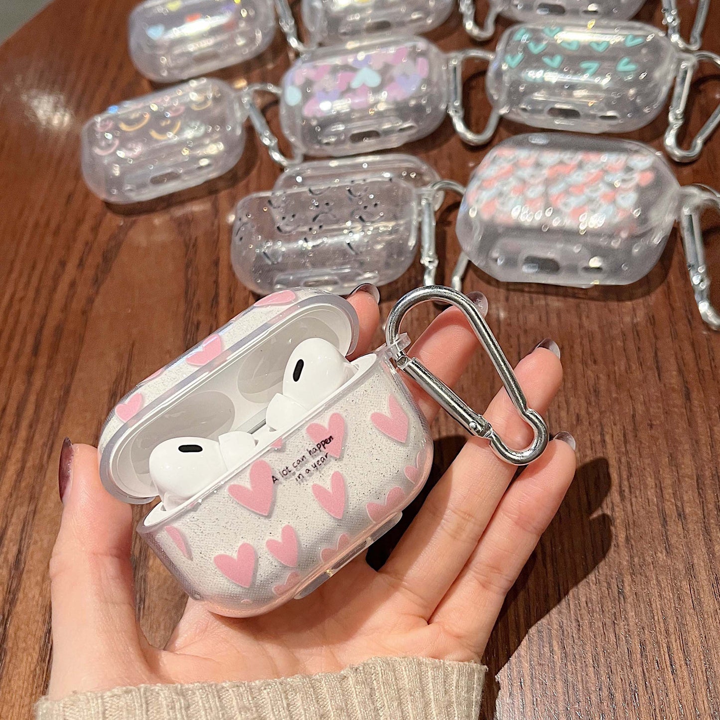 Heart shapes Airpod Pro Case