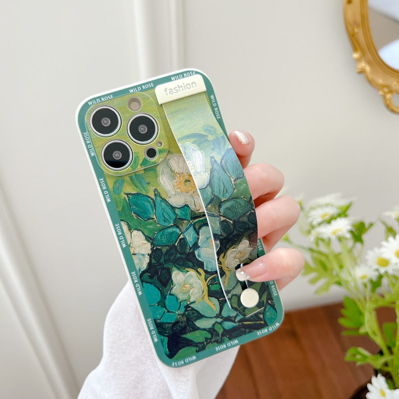 Flower Wrist Holder phone case